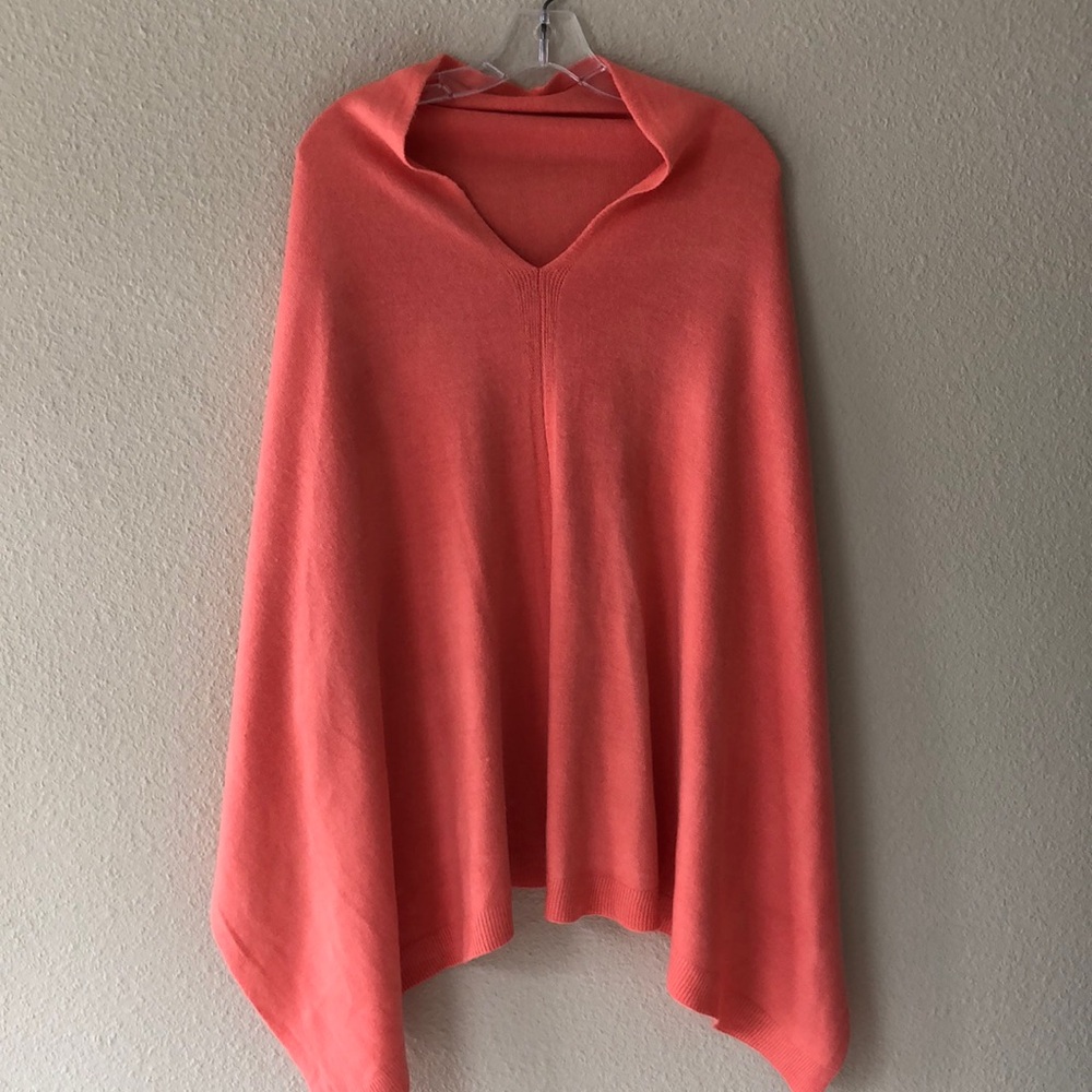 Orange Women's Poncho One Size